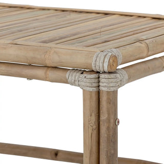 Salontafel bamboe nature Sole 60x90cm van Bloomingville, toegepast in een sfeervolle interieursetting