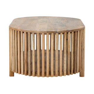 Salontafel mangohout naturel sali 60x100cm van Bloomingville, van dichtbij met materiaal en afwerking zichtbaar