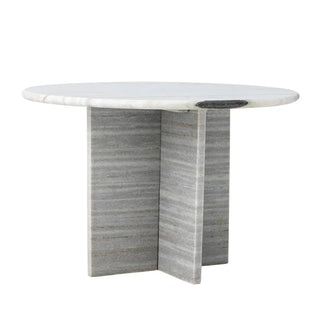 Salontafel rond marmer wit Rosito 61cm van Bloomingville, vanuit een aanvullend productaanzicht