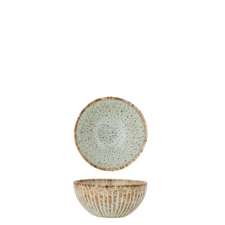 Schaal aardewerk beige/naturel Fleur 11cm van Bloomingville, vanuit een aanvullend productaanzicht
