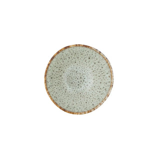 Schaal aardewerk beige/naturel Fleur 11cm van Bloomingville, schuin bekeken met vorm en afwerking zichtbaar