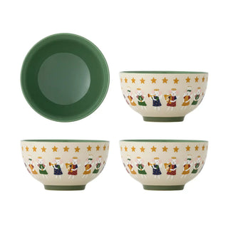 Schaal aardewerk beige Peo 13cm - 4 stuks van Bloomingville, duidelijk als hoofdfoto afgebeeld