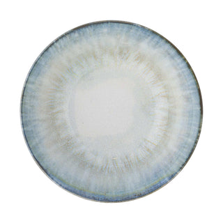 Schaal aardewerk blauw Calen 17cm van Bloomingville, aan de achterzijde met afwerking zichtbaar