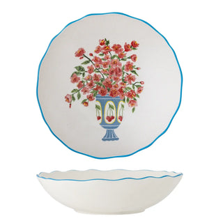 Schaal aardewerk blauw Dorothy 28cm van Bloomingville, duidelijk als hoofdfoto afgebeeld