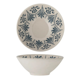 Schaal aardewerk blauw Heikki 26cm van Bloomingville, duidelijk als hoofdfoto afgebeeld