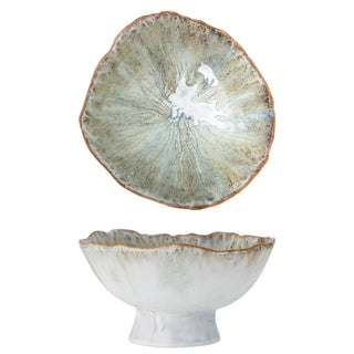 Schaal aardewerk blauw Joby 24cm van Bloomingville, duidelijk als hoofdfoto afgebeeld