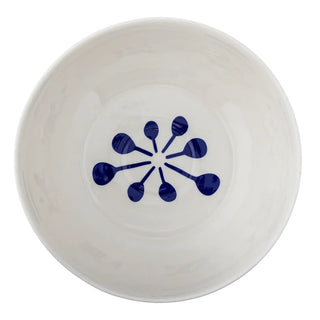 Schaal aardewerk blauw Linora 28cm van Bloomingville, vanuit een aanvullend productaanzicht