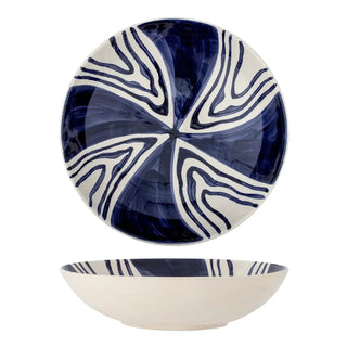 Schaal aardewerk blauw shama 33cm van Bloomingville, duidelijk als hoofdfoto afgebeeld