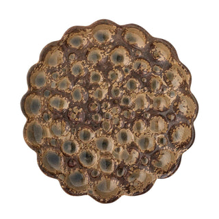 Schaal aardewerk bruin Oyu 18cm van Bloomingville, vanuit een aanvullend productaanzicht