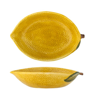 Schaal aardewerk geel Limone 26cm van Bloomingville, duidelijk als hoofdfoto afgebeeld