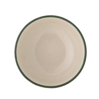 Schaal aardewerk groen Karlie 15cm van Bloomingville, vanuit een aanvullend productaanzicht