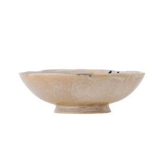 Schaal aardewerk multi Imogen 24cm van Bloomingville, aan de achterzijde met afwerking zichtbaar