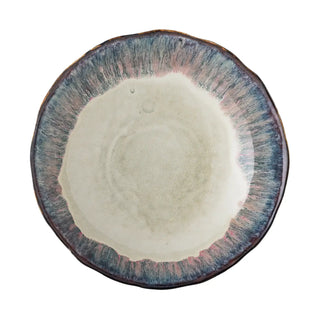 Schaal aardewerk multi Imogen 8x24cm van Bloomingville, aan de achterzijde met afwerking zichtbaar