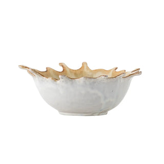 Schaal aardewerk nature Alcott 21cm van Bloomingville, aan de achterzijde met afwerking zichtbaar
