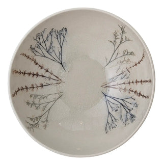 Schaal aardewerk nature Bea 30cm van Bloomingville, vanuit een aanvullend productaanzicht