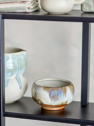 Schaal aardewerk nature Jade - set van 4 van Bloomingville, in een gestileerde detailopstelling