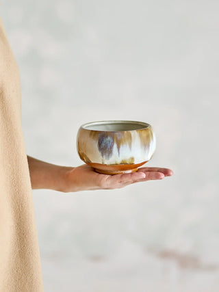 Schaal aardewerk nature Jade - set van 4 van Bloomingville, toegepast in een sfeervolle interieursetting