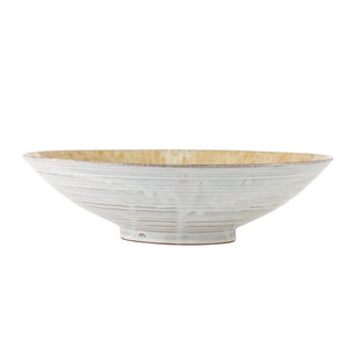 Schaal aardewerk nature Saskia 40cm van Bloomingville, vanuit een aanvullend productaanzicht