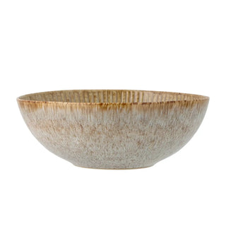 Schaal aardewerk naturel Fleur 27cm van Bloomingville, vanuit een aanvullend productaanzicht