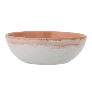 Schaal aardewerk oranje Paula 16cm van Bloomingville, vanuit een aanvullend productaanzicht