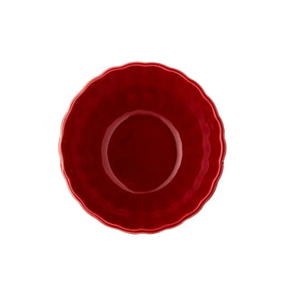 Schaal aardewerk rood Latina 12cm van Bloomingville, aan de achterzijde met afwerking zichtbaar
