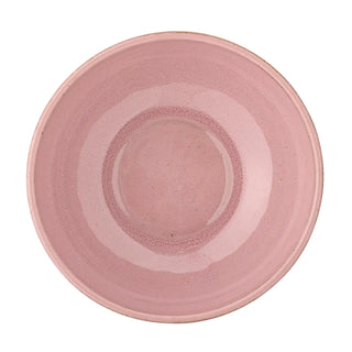 Schaal aardewerk roze Paula 16cm van Bloomingville, geplaatst in een ruimtelijke woonomgeving