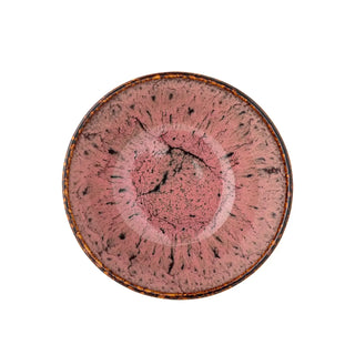 Schaal aardewerk roze Rayen 14cm - 4 stuks van Bloomingville, aan de achterzijde met afwerking zichtbaar