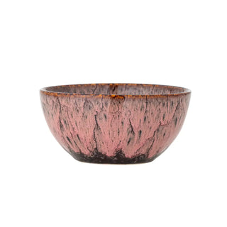 Schaal aardewerk roze Rayen 14cm - 4 stuks van Bloomingville, vanuit een aanvullend productaanzicht