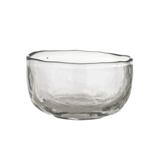Schaal gerecycled glas transparant Lenka 12cm van Bloomingville, duidelijk als hoofdfoto afgebeeld