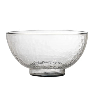 Schaal gerecycled glas transparant Taro 28cm van Bloomingville, duidelijk als hoofdfoto afgebeeld