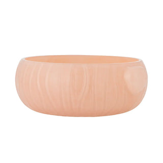 Schaal glas roze Lalie 20cm van Bloomingville, aan de achterzijde met afwerking zichtbaar