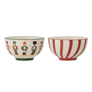 Schaal rood jolly 14cm - set van 2 van Bloomingville, duidelijk als hoofdfoto afgebeeld