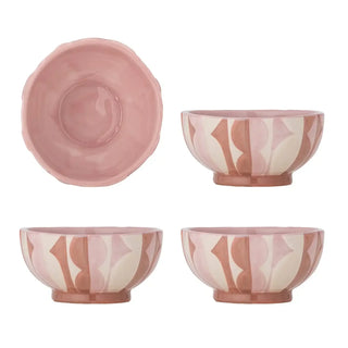 Schaal roze Saul 12cm - 4 stuks van Bloomingville, duidelijk als hoofdfoto afgebeeld