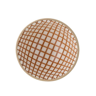 Schaaltje aardewerk oranje Maple 6cm van Bloomingville, aan de achterzijde met afwerking zichtbaar