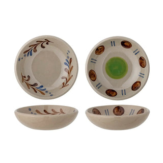 Schalen blauw peline 11cm - set van 2 van Bloomingville, duidelijk als hoofdfoto afgebeeld