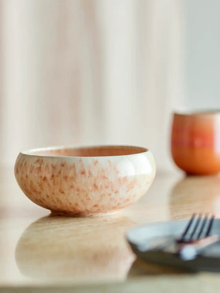 Schalen roze Roselyn 14cm - set van 4 van Bloomingville, toegepast in een sfeervolle interieursetting