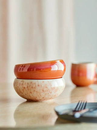 Schalen roze Roselyn 14cm - set van 4 van Bloomingville, in een gestileerde productopstelling