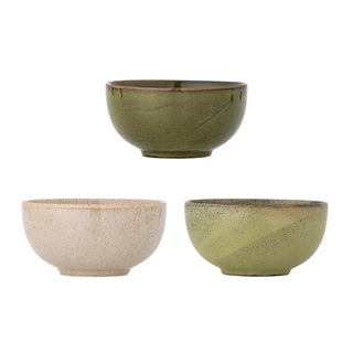 Schalenset groen Addison 16cm - 3 stuks van Bloomingville, duidelijk als hoofdfoto afgebeeld