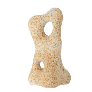 Sculptuur aardewerk naturel Raheen 50cm van Bloomingville, aan de achterzijde met afwerking zichtbaar
