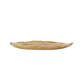 Serveerbord aardewerk bruin Golda 15cm van Bloomingville, aan de achterzijde met afwerking zichtbaar