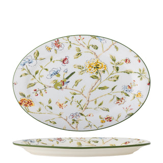 Serveerbord aardewerk multikleurig Bloomie 35cm van Bloomingville, duidelijk als hoofdfoto afgebeeld