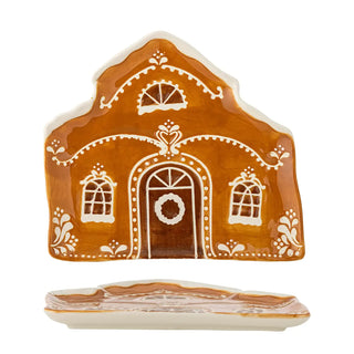 Serveerbord bruin gina 15x18cm van Bloomingville, duidelijk als hoofdfoto afgebeeld