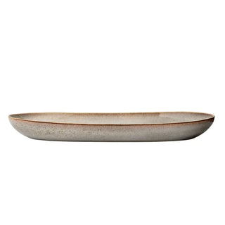 Serveerschaal aardewerk naturel Sandrine 42cm van Bloomingville, vanuit een aanvullend productaanzicht