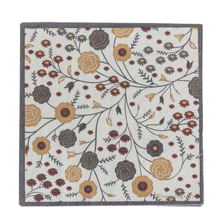 Servet papier nature Eydis - set van 20 van Bloomingville, aan de achterzijde met afwerking zichtbaar