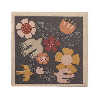 Servetten papier beige Vivielle van Bloomingville, vanuit een aanvullend productaanzicht
