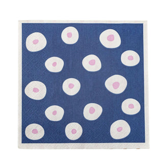 Servetten papier blauw Eviaya van Bloomingville, duidelijk als hoofdfoto afgebeeld