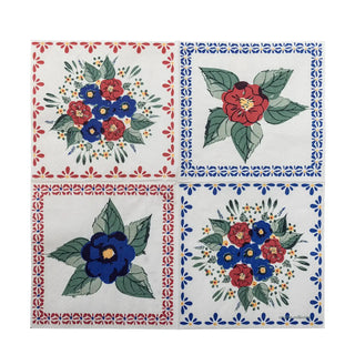 Servetten papier multi Florist van Bloomingville, toegepast in een sfeervolle interieursetting