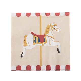 Servetten papier multi merry-go-round van Bloomingville, duidelijk als hoofdfoto afgebeeld