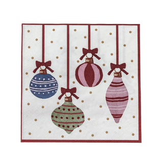 Servetten papier rood Ornamentia van Bloomingville, duidelijk als hoofdfoto afgebeeld