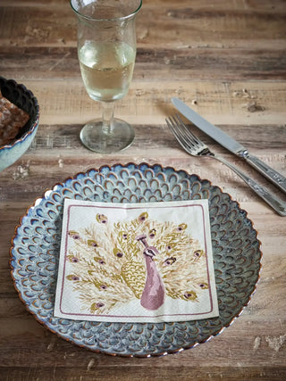 Servetten papier roze Petrilli van Bloomingville, toegepast in een sfeervolle interieursetting
